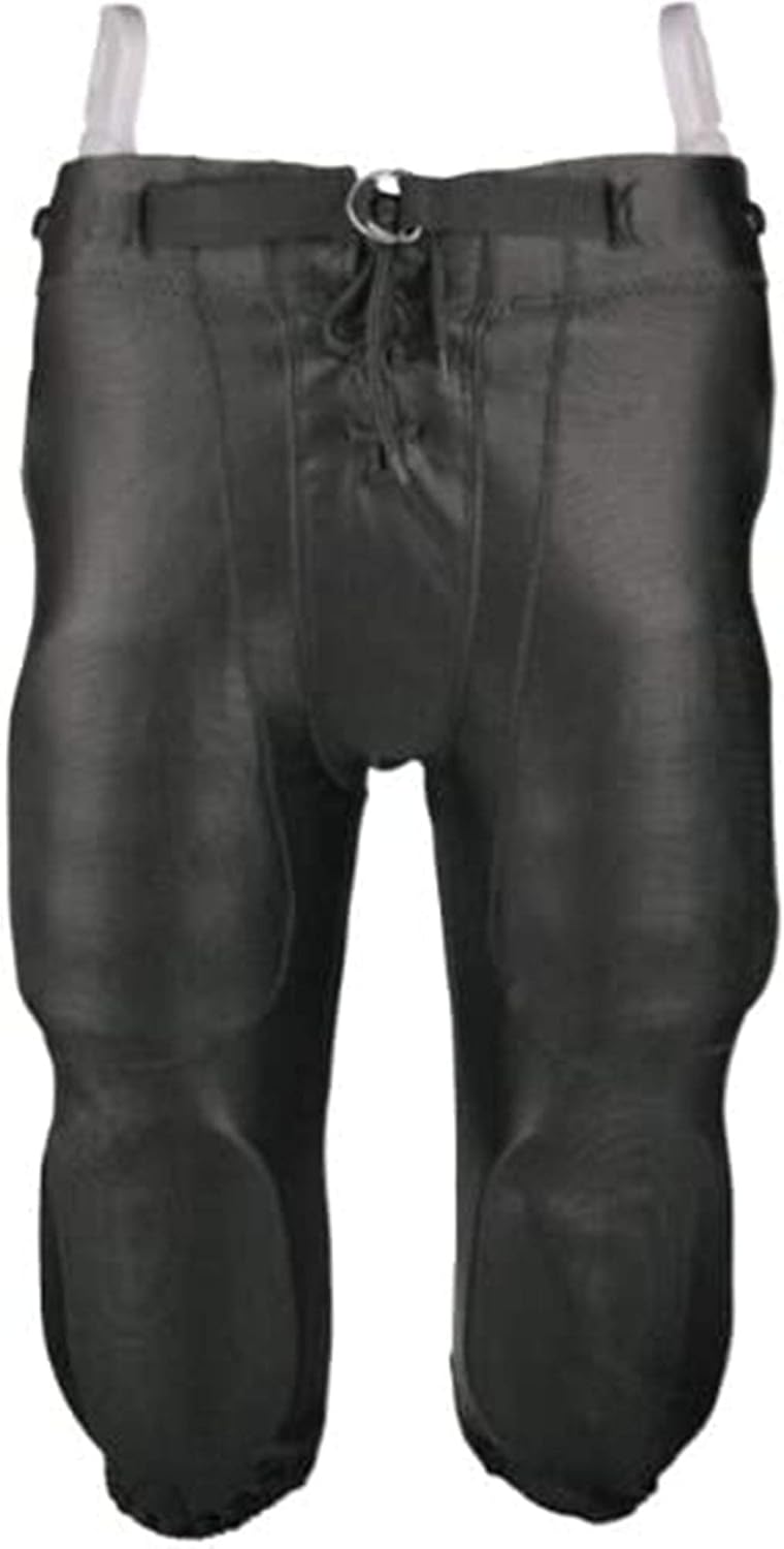 Sports Unlimited Adult Slotted Dazzle Football Pants - Black-L