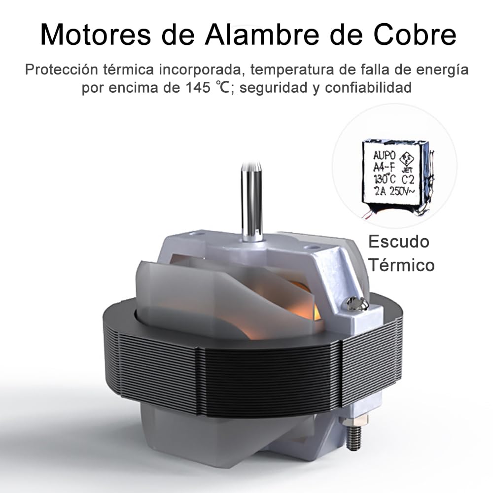 Extractor de aire 150 mm 18 W 320 m³/h con válvula antirretorno, montaje en ventana y pared Ventilador para cocina, baño, invernadero, garaje -6 pulgadas