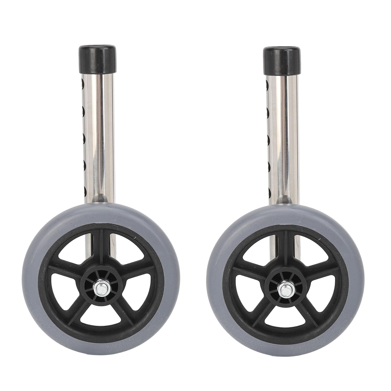 Buy 2Pcs Walker Wheels, 6 Adjustable Height Rollator Wheels with