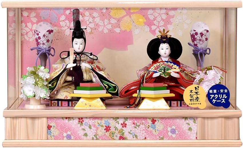 雛人形二段飾り用 スチール棚 高級アクリル毛氈付き 七段飾 ｜ 株式会社