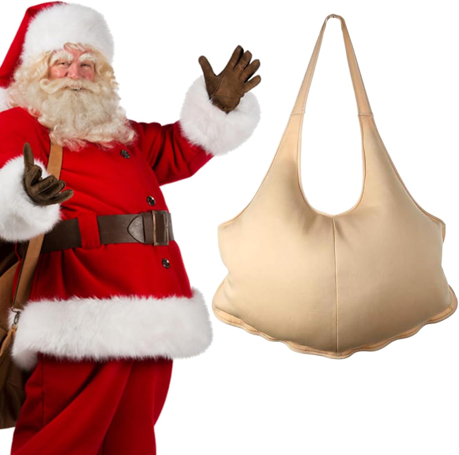Jeorywoet Fat Suit, Fake Padded Belly Santa Suit