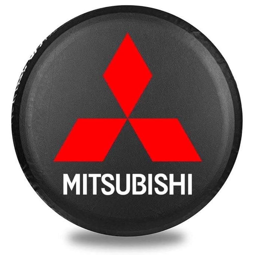 Housse Roue Secours de Voiture pour Mitsubishi Pajero Jr. 1995-1998,Housse de Pneu de Secours Antipoussière Imperméable Protections de Roue Décorer Accessoires,C-15in