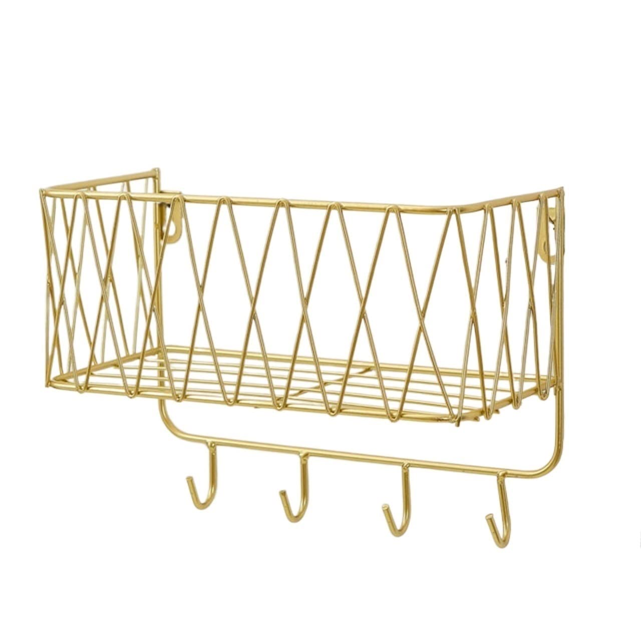 Perchero Pared Monte de Pared de la Rejilla, Gancho de Pared de Metal, Gancho de Pared Creativo, Gancho de Pared for Entrada, Dormitorio, Accesorios de baño de Cocina Percha Pared(A,24.5cm)
