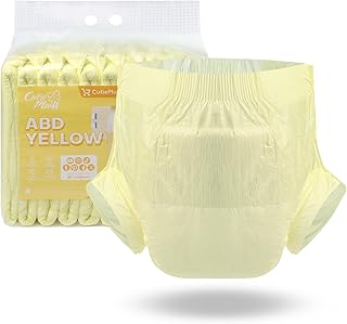 CutiePlusU Disposable Adult Diaper Heavy Absorption Dry Surface Adult Di...