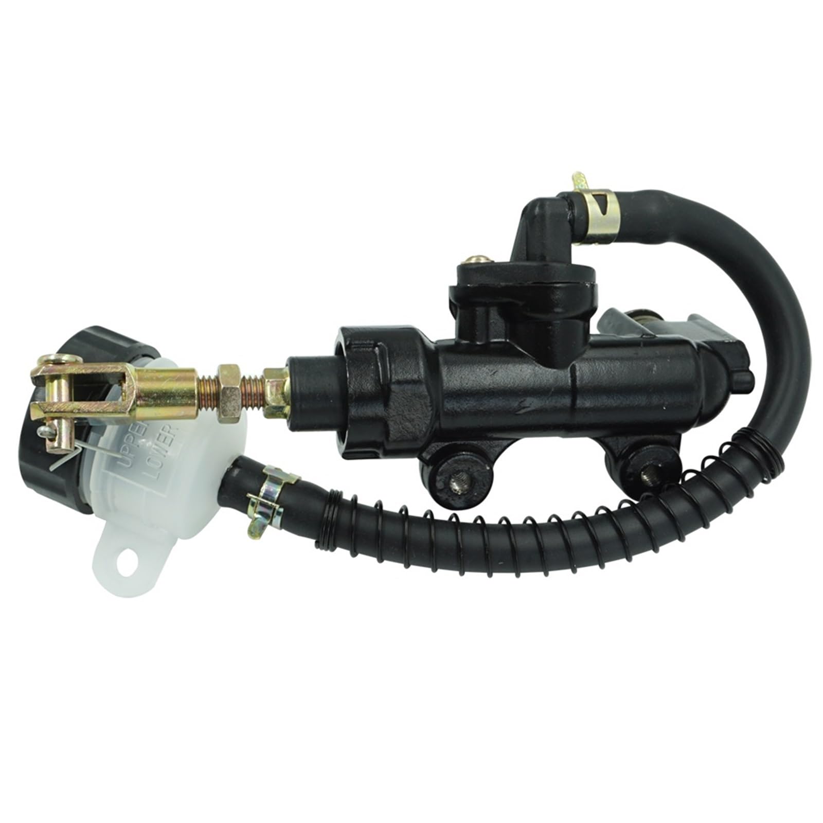 PMAGSYQ Forward Brake Pump Brake Pump Aluminium Rear Brake Master Cylinder Pump Hydraulic Refit Black Fit for Suzuki GSXR 600 750 1000 1100 GSX1300R