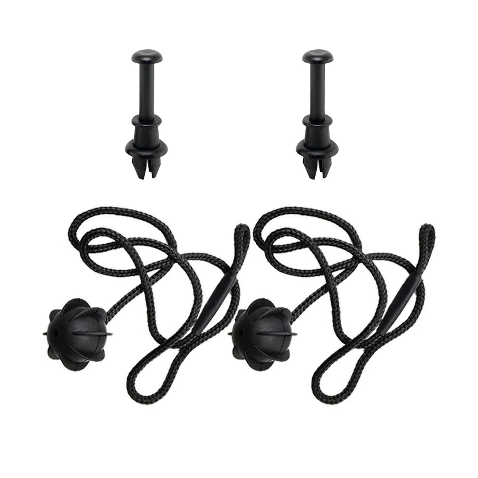 KXFVYNE Rear Parcel Shelf Clip Compatible A3 S3 8v Altea Ibiza 6j Leon 1p Toledo Iii 5p Tigaun Mk1 5 Mk5 Mk6(2XClip 2XCord)