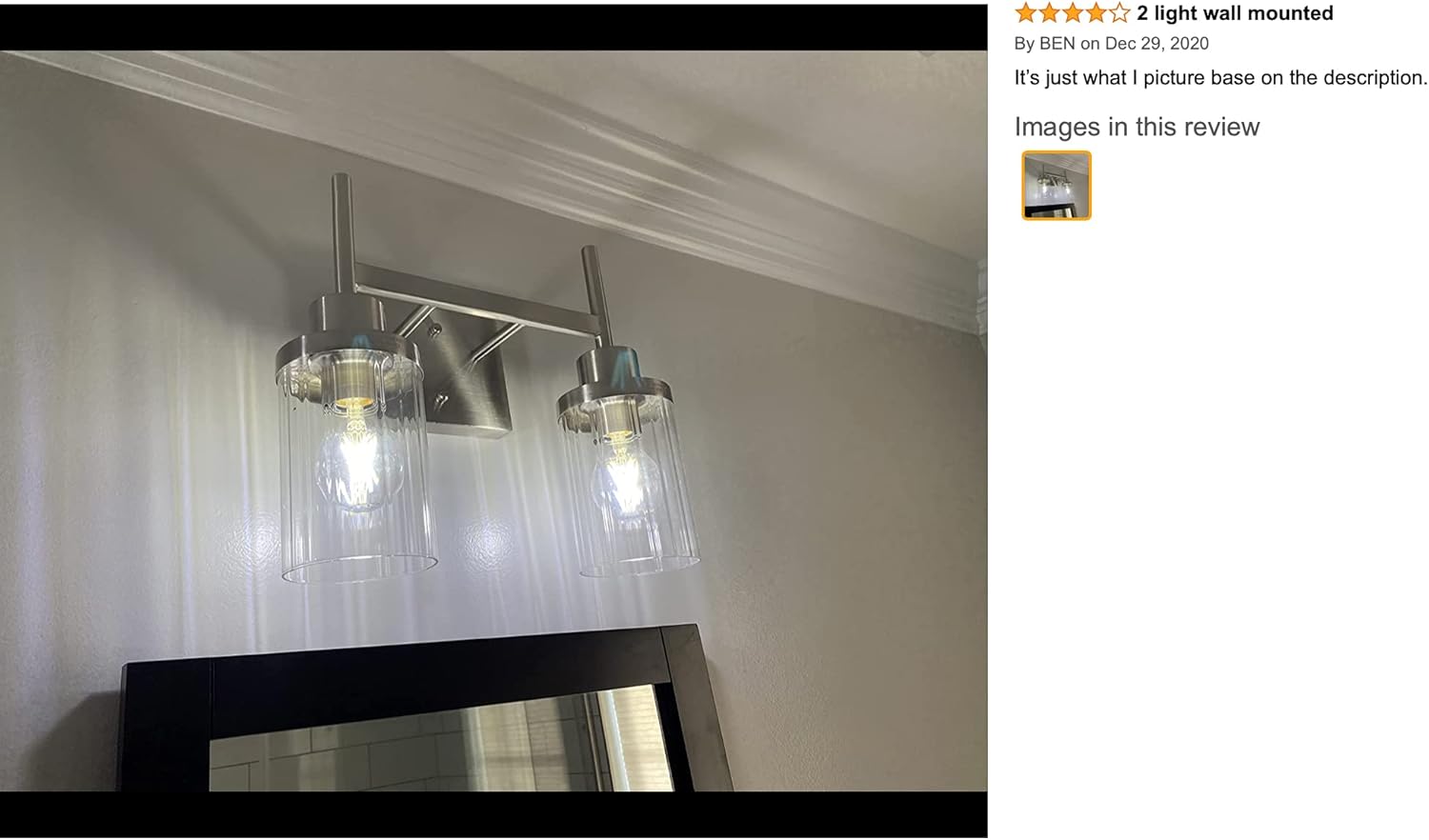 Black Friday - 40% OFF YAOHONG Modern 2-Light Wall Sconce Light 13.8 Wide Bathroom Vanity Light in Satin Nickel with Clear Glass for Hallway Stairs Living Room Kitchen Wall Mounted Light Fixture