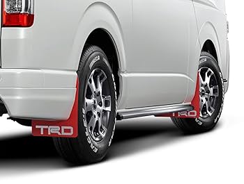 Amazon | TRD MS328-26001 マッドフラップ レッド ハイエース(2