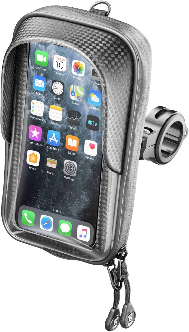 INTERPHONE CellularLine SMMASTER | Universal Motorcycle Case for Mobile Phones up to 5.8 inches, S