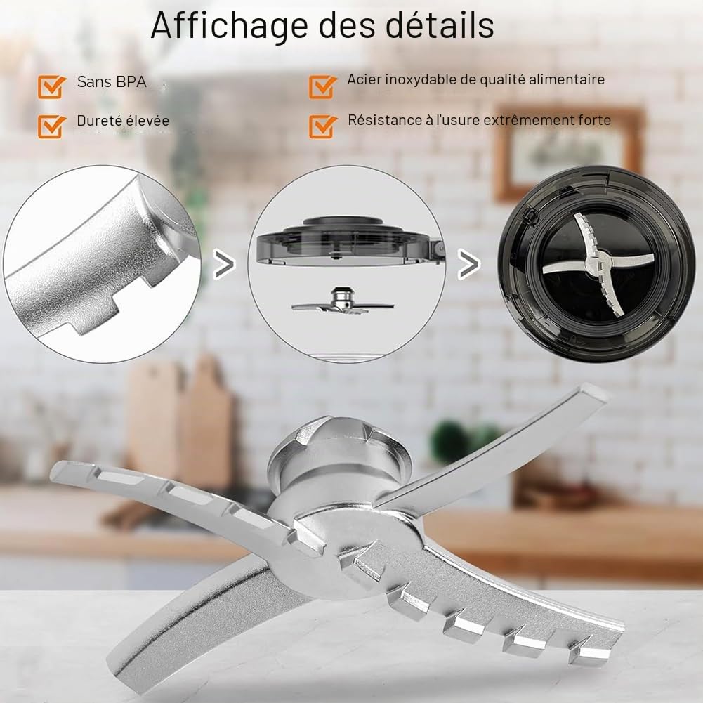 Pour Ninja CREAMi Deluxe, pelle à crème glacée, pièce de rechange compatible avec la machine à crème glacée Ninja Creamy NC501 NC500 séries, accessoires en acier inoxydable Creamie