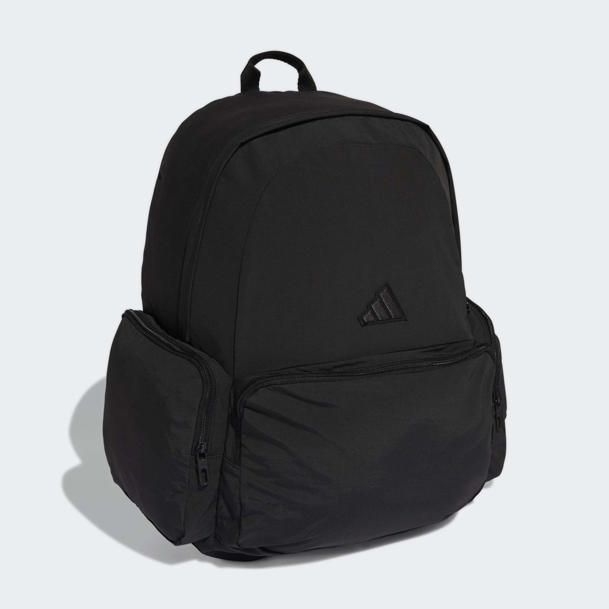 adidas Unisex Essentials Supersize Backpack, black/white, One size