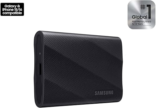 Miniatura 2 de SAMSUNG T9 SSD portátil de 4 TB, unidad de estado sólido externa USB 3.2 Gen 2x2, velocidades de lectura de hasta 2,000 MBs para juegos, estudiantes