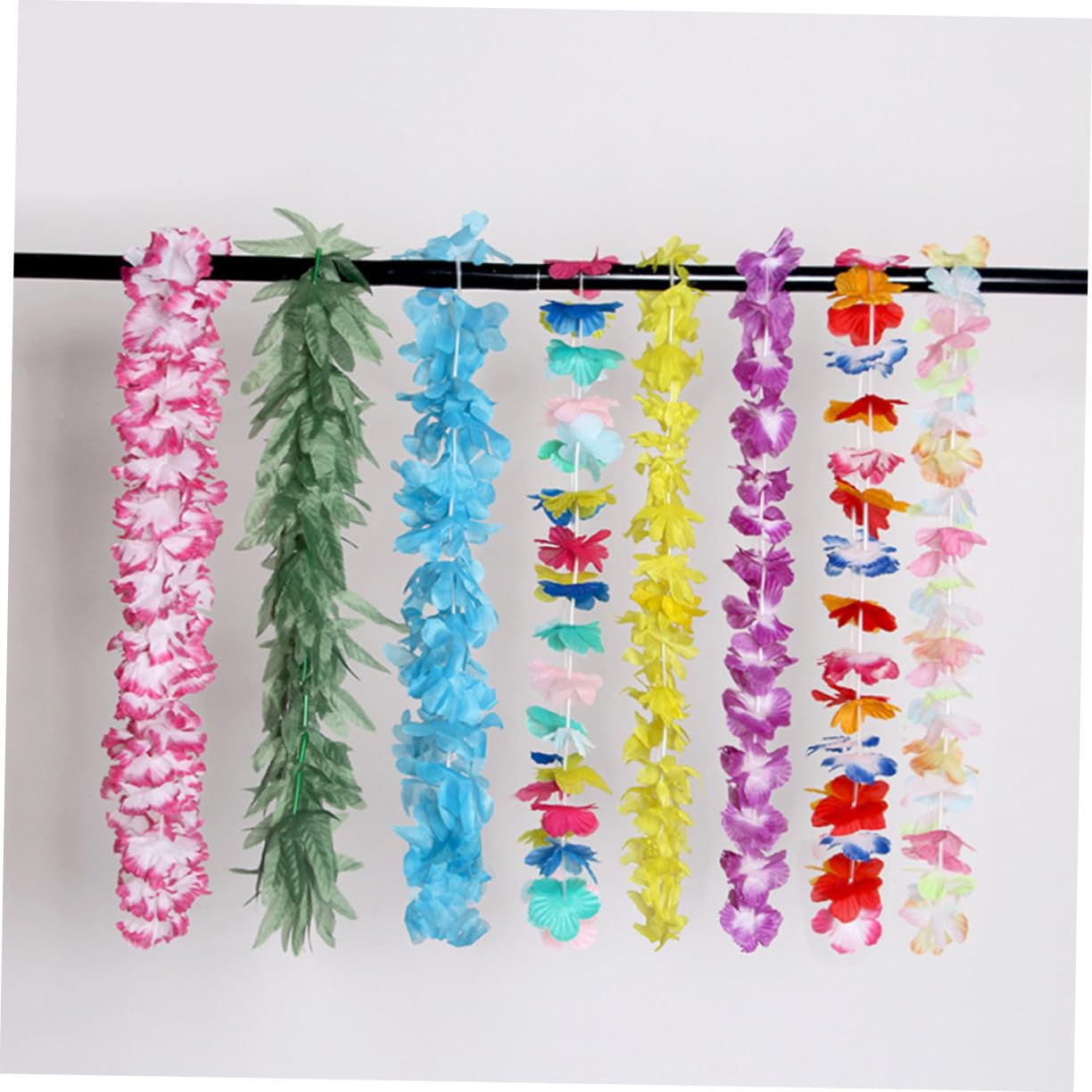 Toyvian 42pezzi Collana di Fiori Hawaiana di Ghirlanda di Simulazione per Feste Tropicale Luau Decorazione Accessorio Comodo da Indossare e Trasportare Stili multipli
