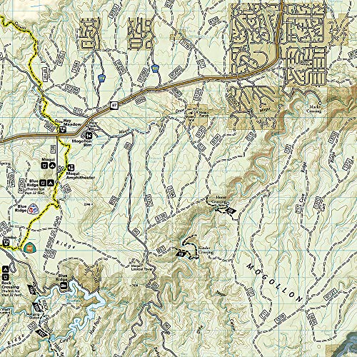 Mogollon Rim, Munds Mountain Map [Apache-Sitgreaves, Coconino, And Tonto National Forests] (National Geographic Trails Illustrated Map, 855) #TOP2