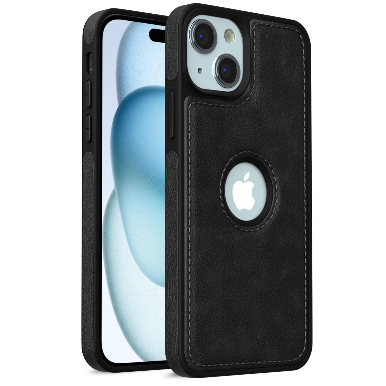 Pikkme Back Cover | Flexible Pu Leather | Full Camera Protection | Raised Edges | Super Soft-Touch | Bumper Case for iPhone 15 (Black) (B0CL58892J) Amazon Price History, Amazon Price Tracker
