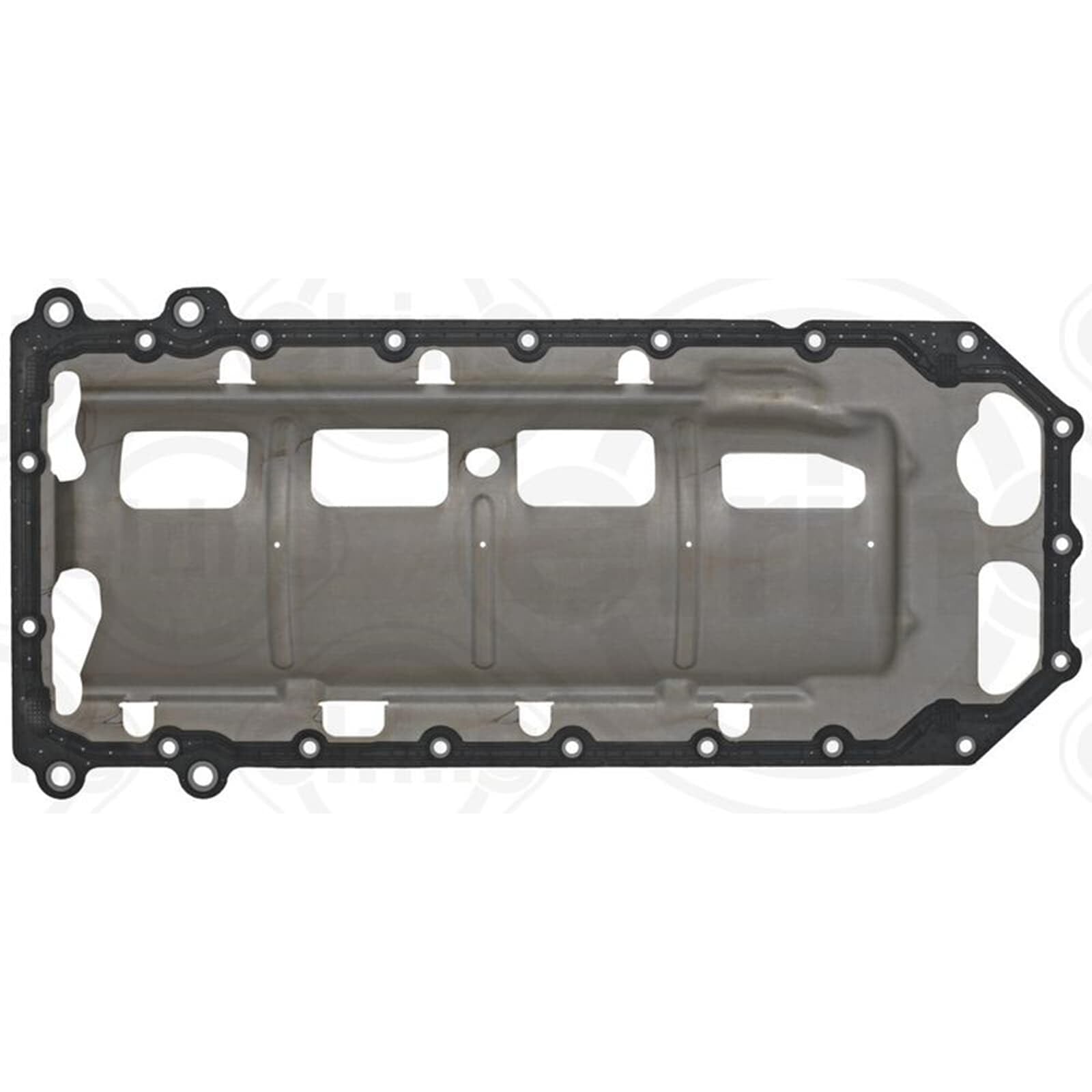 ELRING 945.740 Ölwannendichtung mit Ölsumpfplatte Kompatibel mit JEEP GRAND CHEROKEE III WH, WK 04792874AA 4792874AA K04792874AA