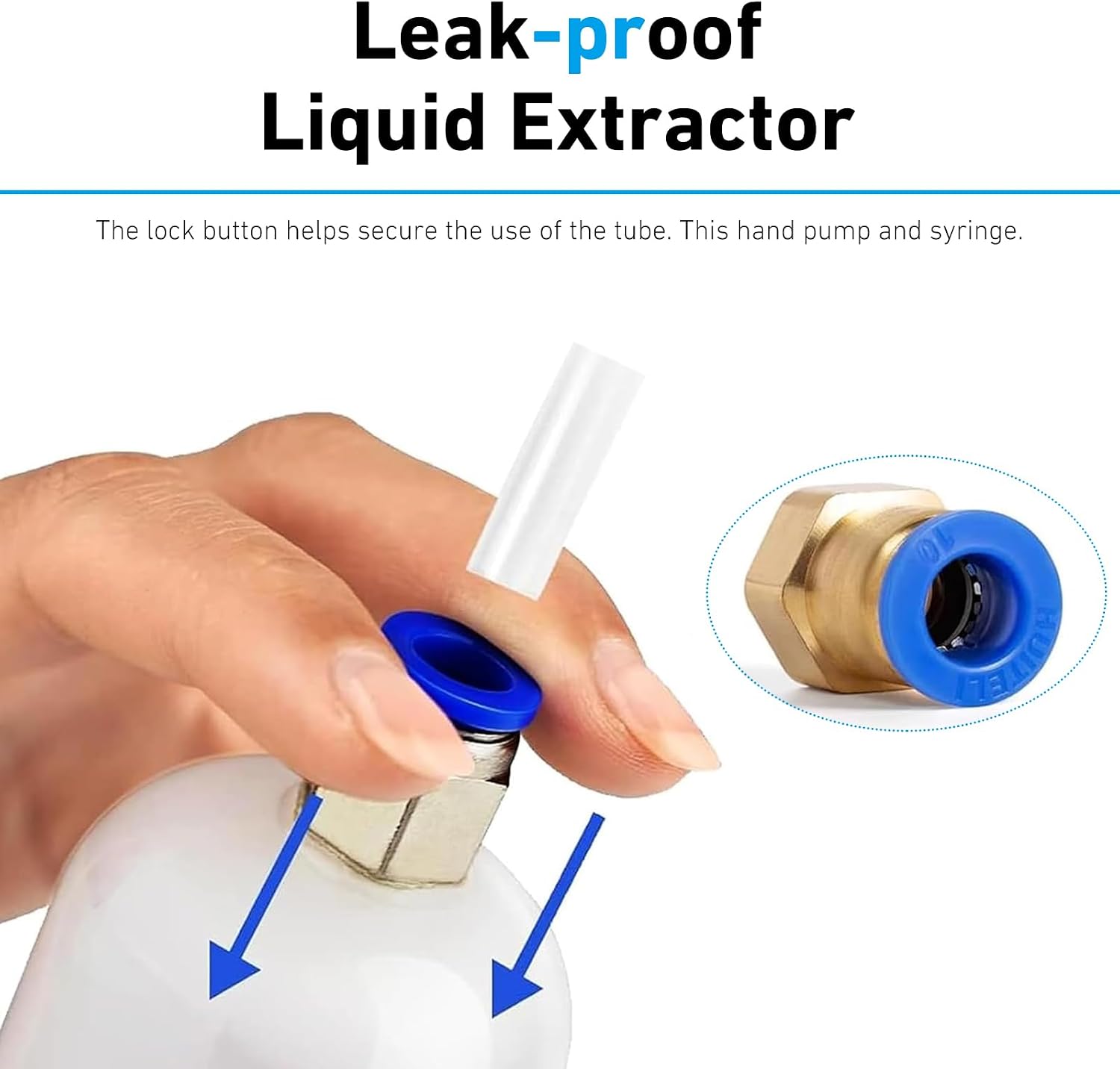 200cc Car Fluid Extractor Pump, Manual Oil Change Syringe with 2 PCS PVC Suction Tubes, Transparent Body Fluid Extraction Fill Tool, Universal for Most Cars, Trucks, ATVs (White)