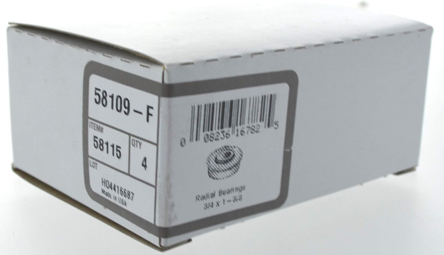 The Hillman Group 58115 Radial Bearing, 3/4 X 1-3/8-Inch, 4-Pack