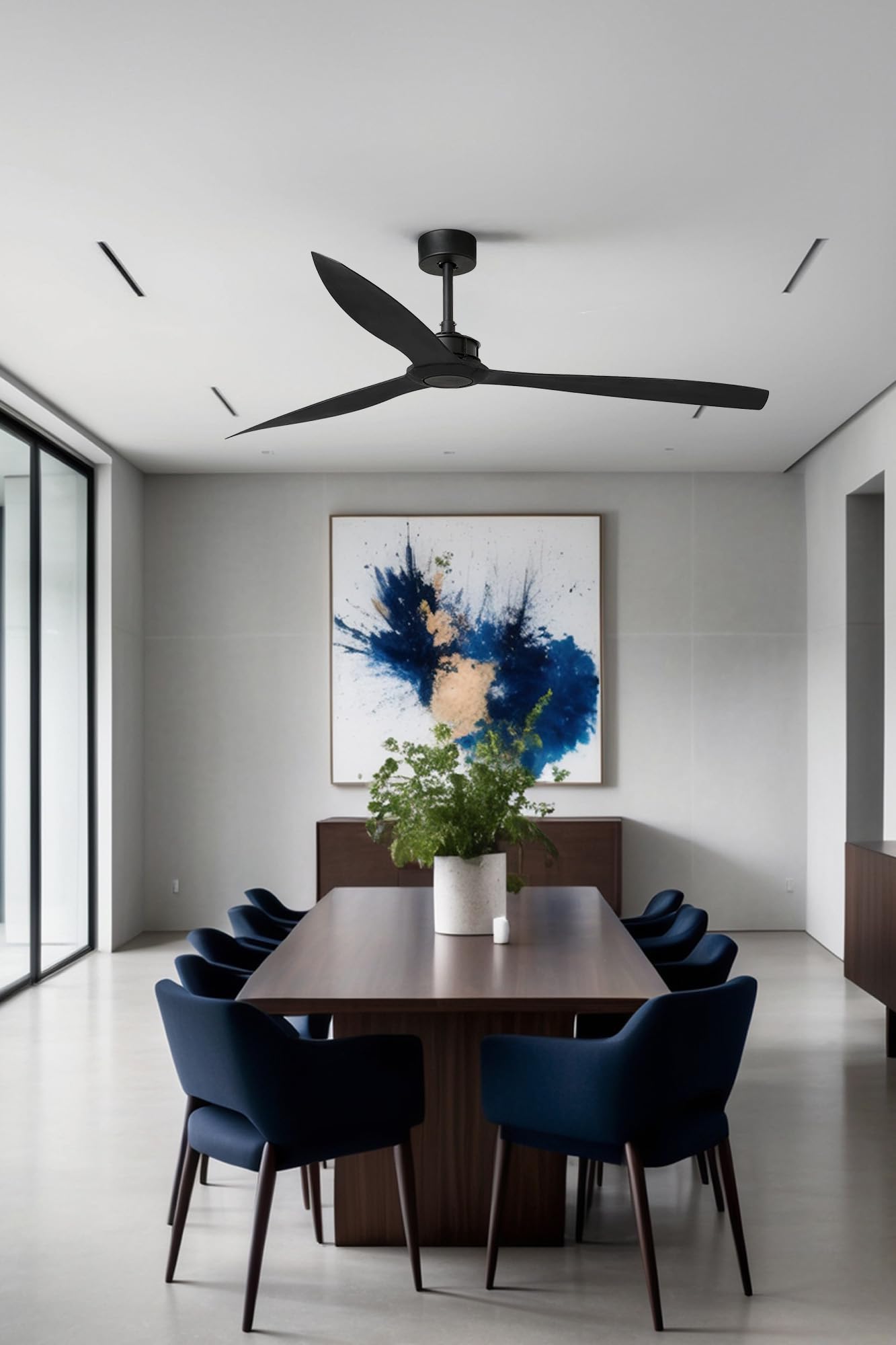 JUST FAN XL Ø1780mm NEGRO PALAS NEGRAS