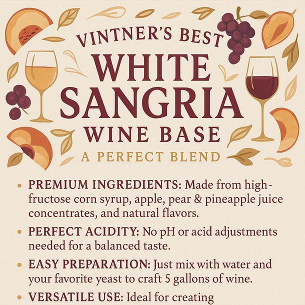 Vintners Best Vintner's Best White Sangria Wine Base