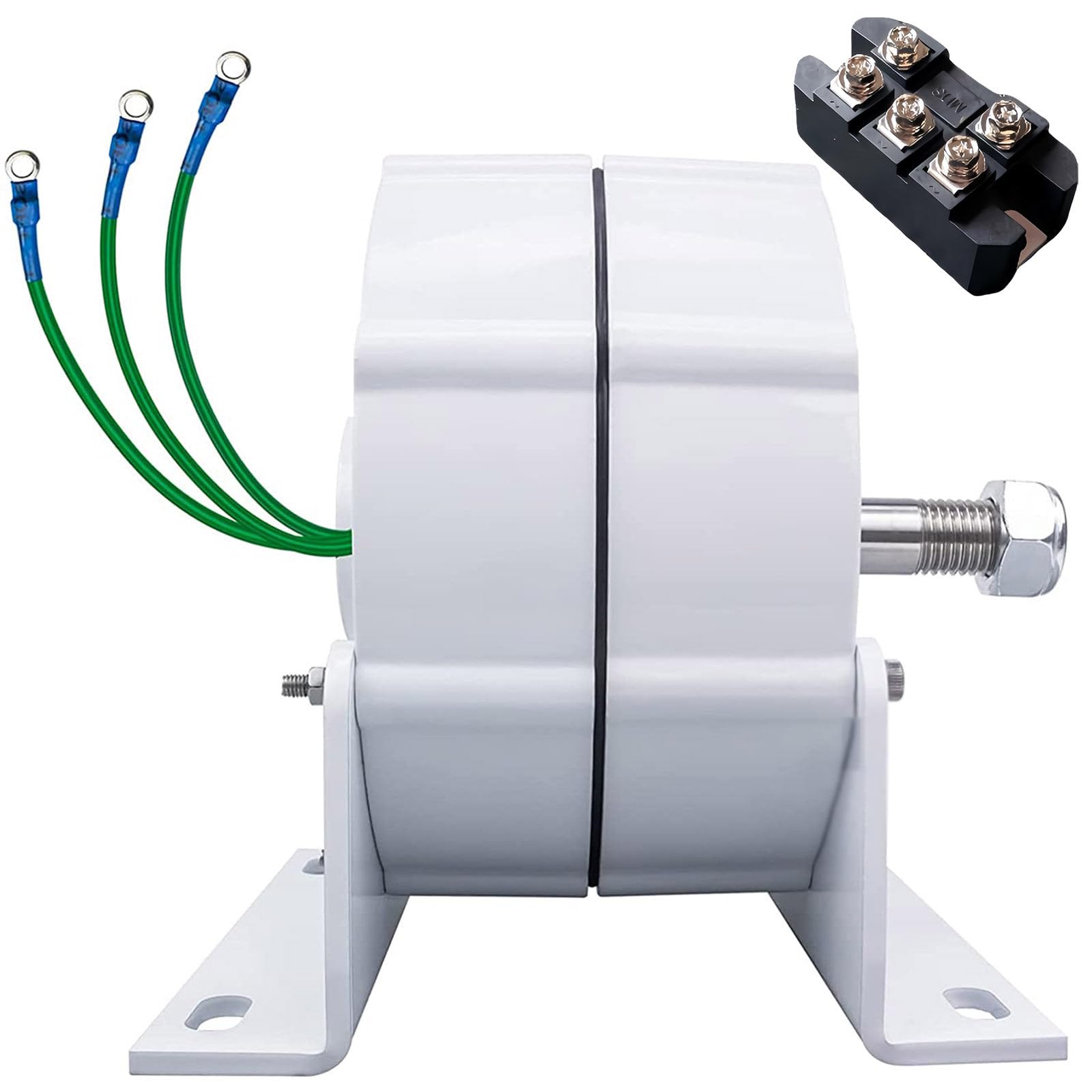 Générateur éolien et hydraulique 600W pour l'autonomie du chalet isolé