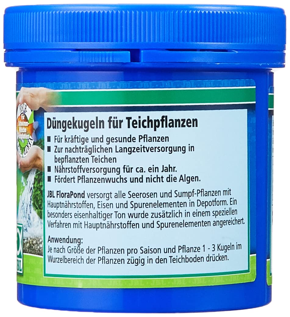 JBL 27380 abono en Esferas para Plantas para Estanque, 8 Unidades, 30 mm, Flora Pond