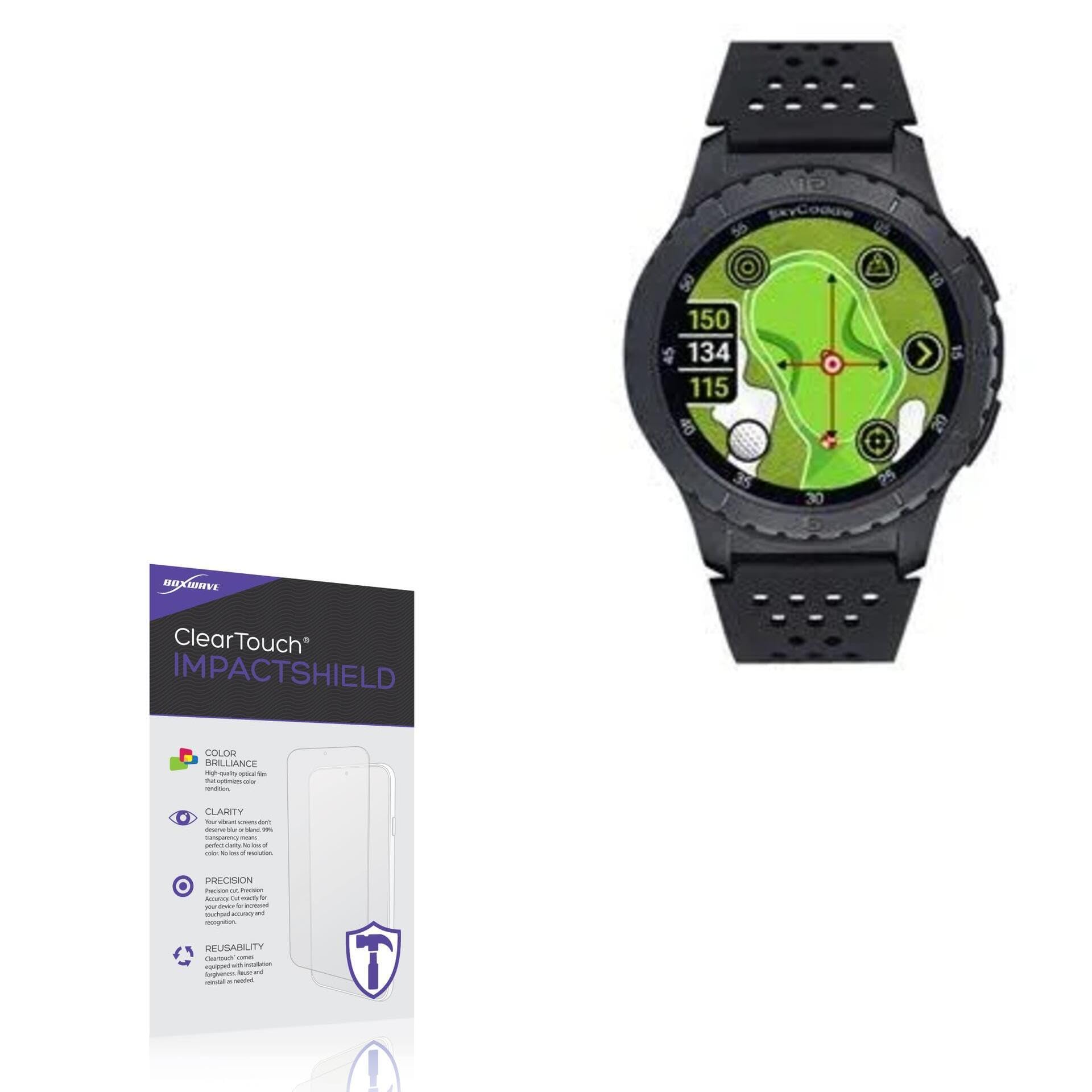 BoxWave Screen Protector Compatible With SkyCaddie LX5 - ClearTouch ImpactShield (2-Pack), Impenetrable Screen Protector Flexible Film