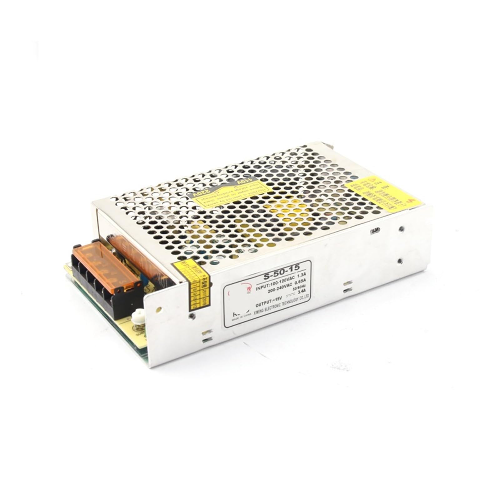 NVSFZGIYG S-50-15 50W 15V 3.4A Single Output SMPS Power Supply(12V-50W)
