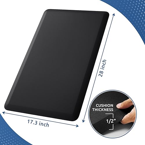 Miniatura 2 de KitchenClouds - Tapete de cocina acolchado antifatiga 173 x 28 pulgadas impermeable antideslizante tapetes de piso cómodos para cocina fregadero