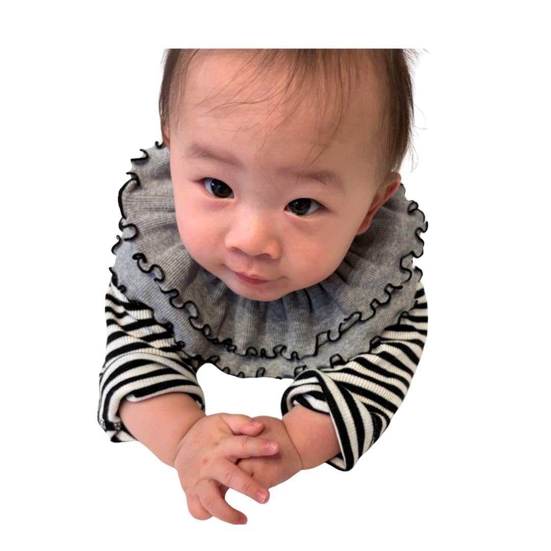 Amazon.co.jp: スタイ フリル 日本製 新生児 スタイ ベビー 0歳 綿100