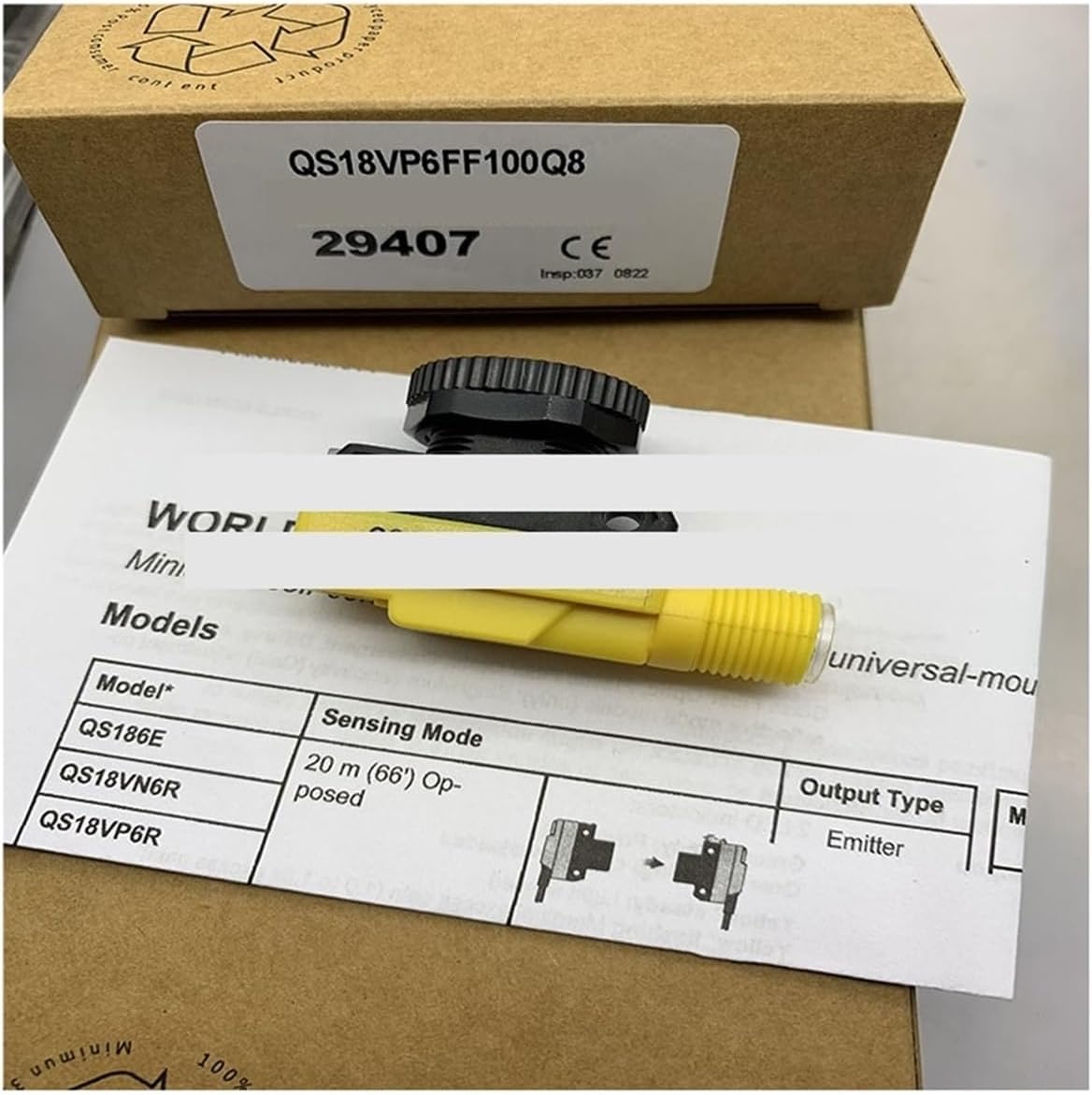 Proximity Switch Sensor QS18VP6FF100Q8 QS18VN6FF100Q8(QS18VP6FF100Q8)