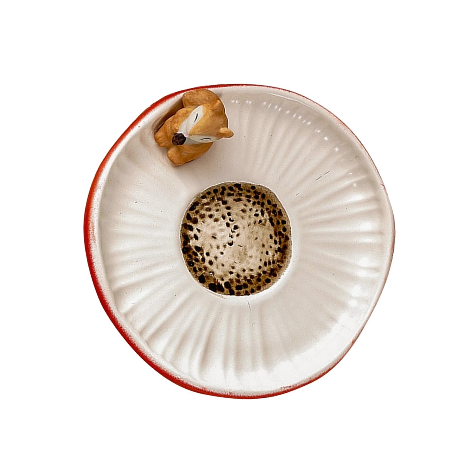 Zxfdsfdbnm Unique Mushroom Form Jewelry Display Tray Craft of Resin Materials Natural Fashion Jewelry Tray