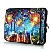 iCasso Art Image Soft Neoprene 13 Inch Laptop Sleeve Macbook / Macbook Pro / Macbook Air Sleeve Case Ultrabook Bag Cover - Rainning Street(AT54378E)