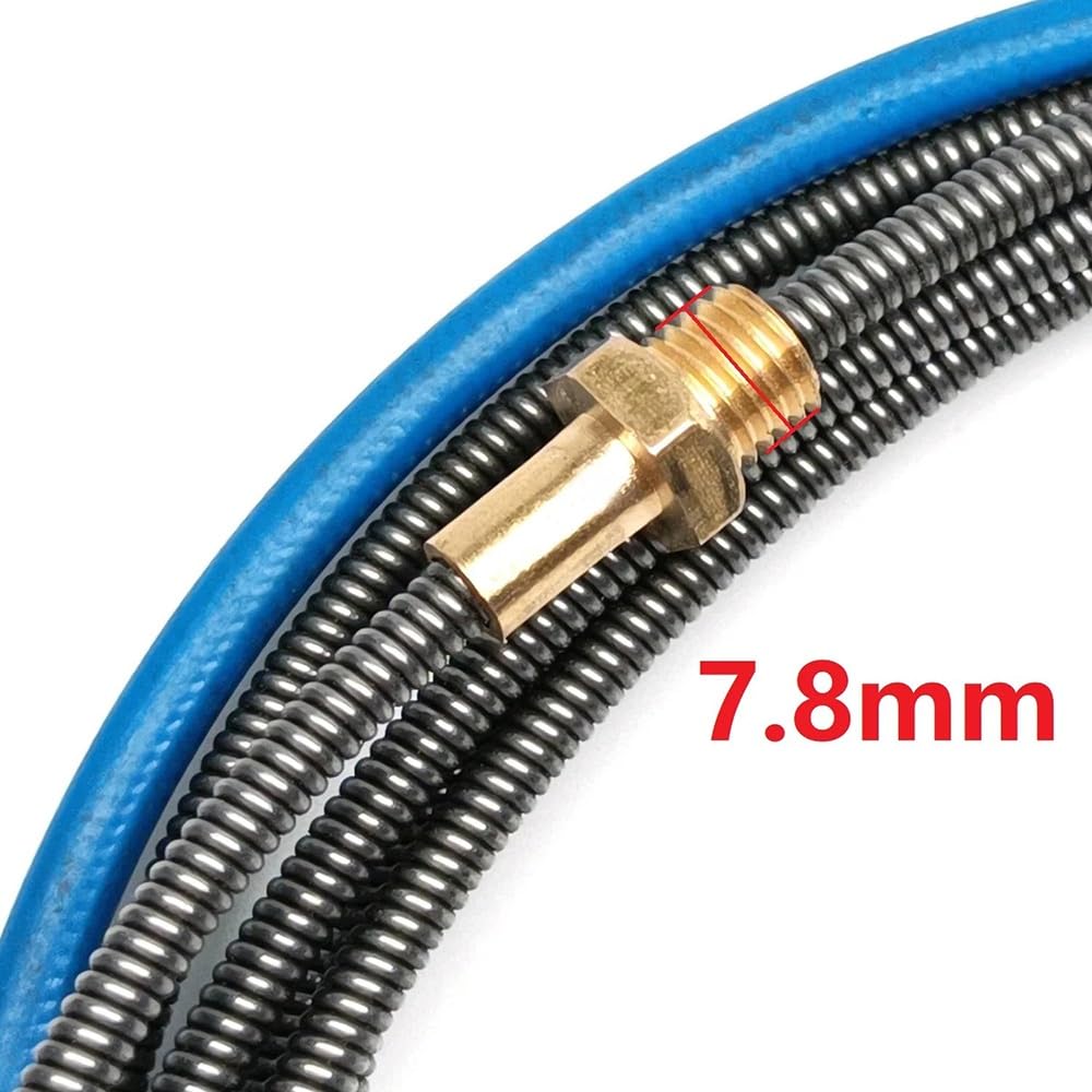 3 metri 14AK MIG pistola torcia di saldatura rivestimento in acciaio piombo Stinger 15AK ugello diffusore di gas M6 25 punta di contatto saldatrice parte macchina(0.8 mm)