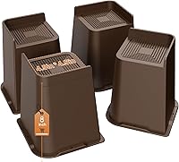 Vista 30 de Elevadores de Cama Resistentes, Elevadores de Muebles de Gran Tamaño, Soporta Hasta 6000 Libras, Eleva 1 Pulgada para Sillón, Sofá, Mesa, Silla