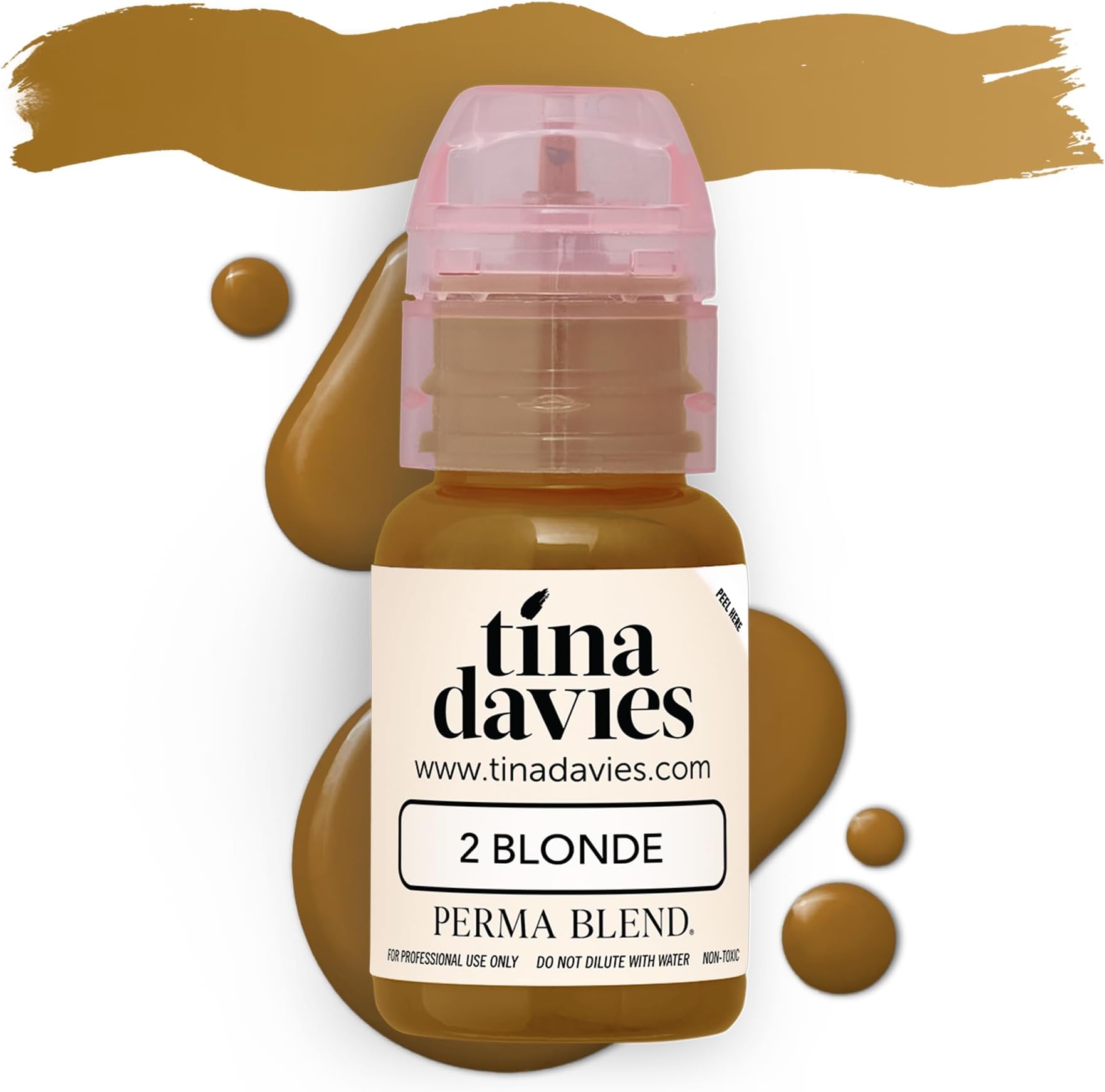 Tina Davies X Perma Blend Brow Pigment - Blonde, 1/2oz, Permanent Makeup
