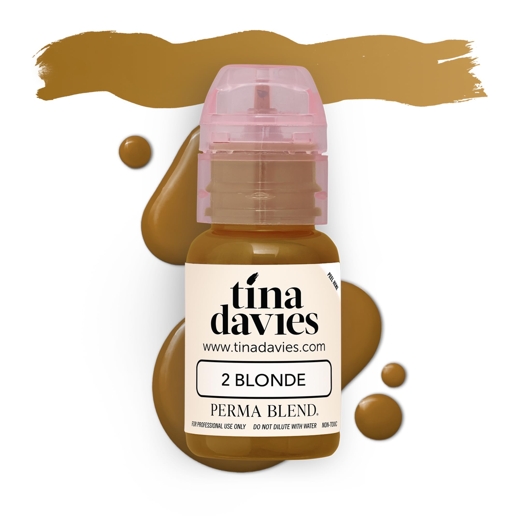 Tina Davies X Perma Blend Brow Pigment - Blonde, 1/2oz, Permanent Makeup
