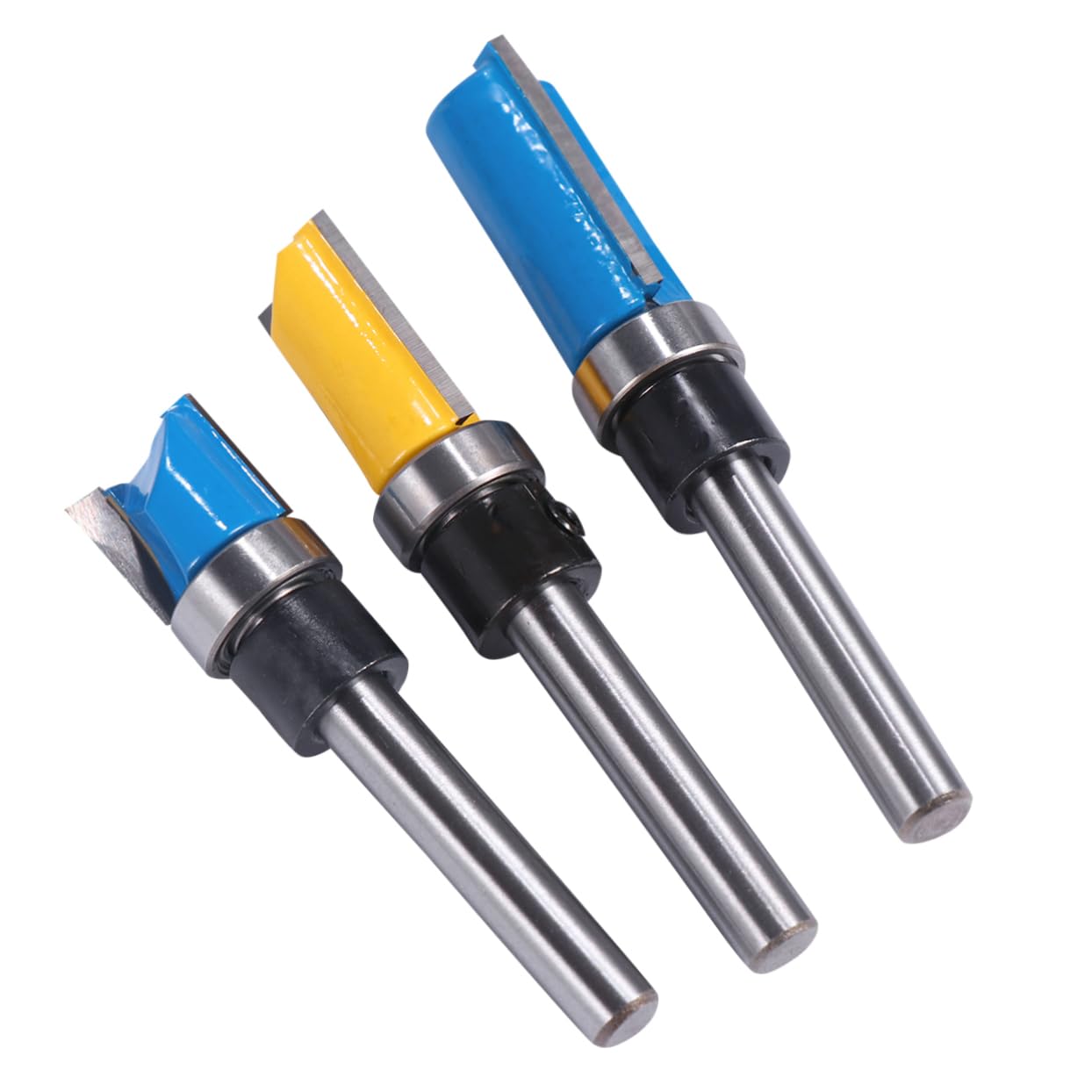 PRETYZOOM Fresas De Carpintería Router Cortadora De Madera Con Rodamiento Herramientas De Fresado Para Acabados Precisos Y Cortes Detallados 3 Piezas*3
