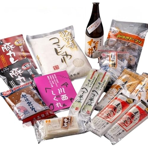 とおかまちベスト11(イレブン) セット 詰め合わせ そば うどん 味噌 カレー お菓子 菓子 レトルトカレー 新潟