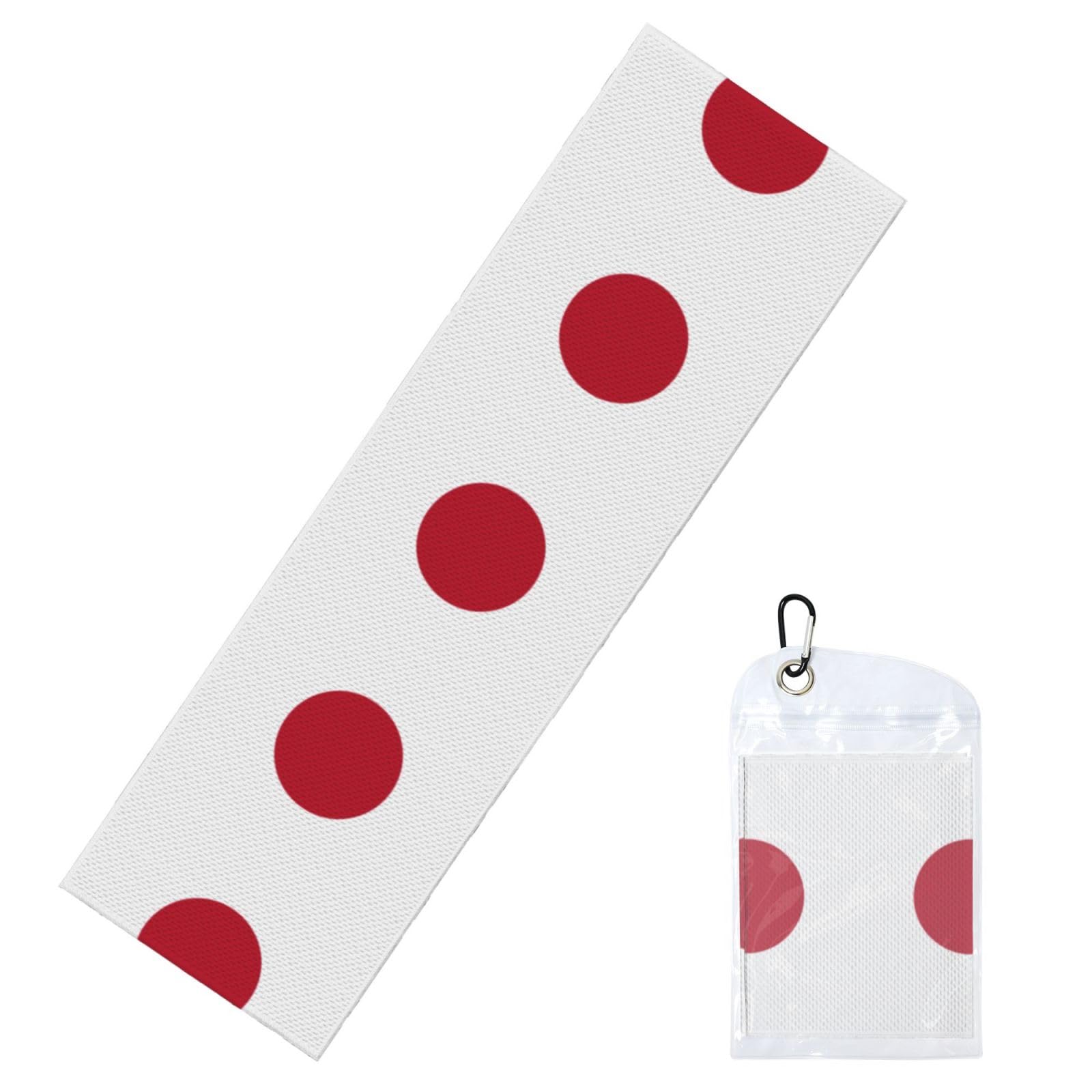 DUYIOKH Japanese flag Print Cooling Towel, Portable Towel for Gym Workout Golf Beach World Cup Sports Hot Weather