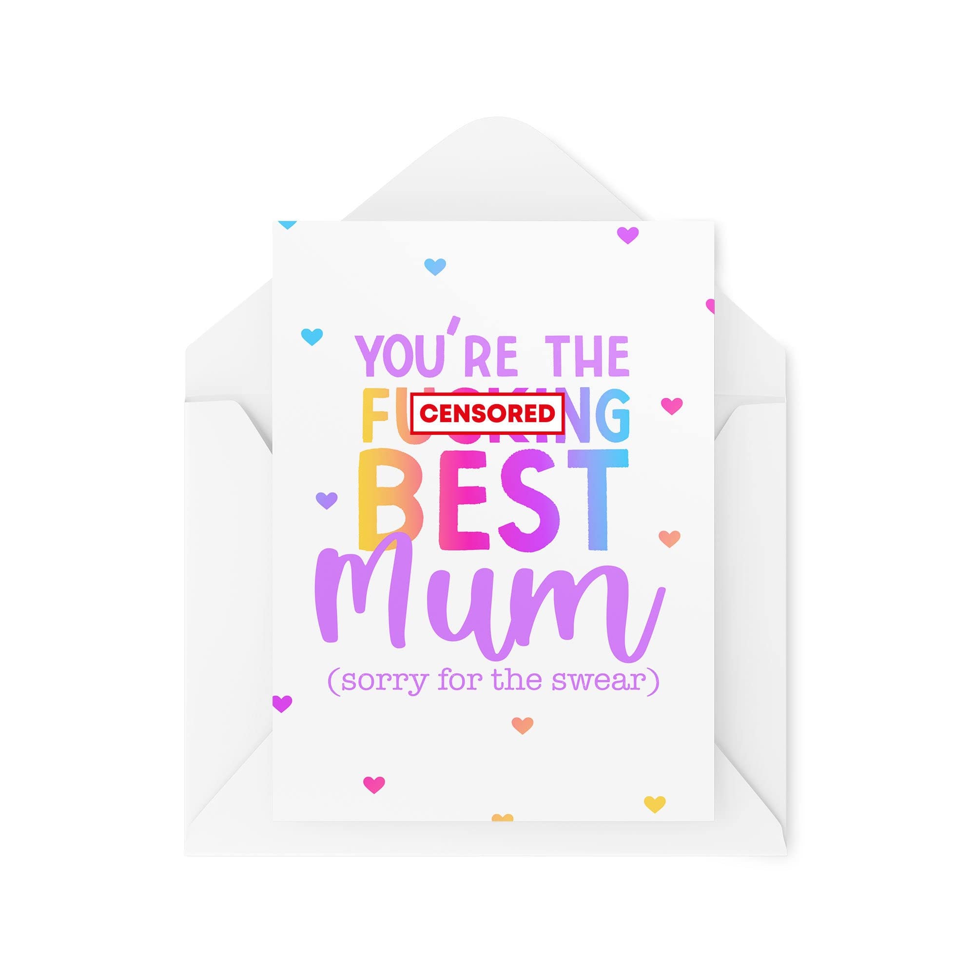 Funny Mother's Day Card - You're the F'ing Best Mum - Happy Mother's Day - Mummy Card - Mum Cards - Card for Mum - Mum's Birthday - CBH1475