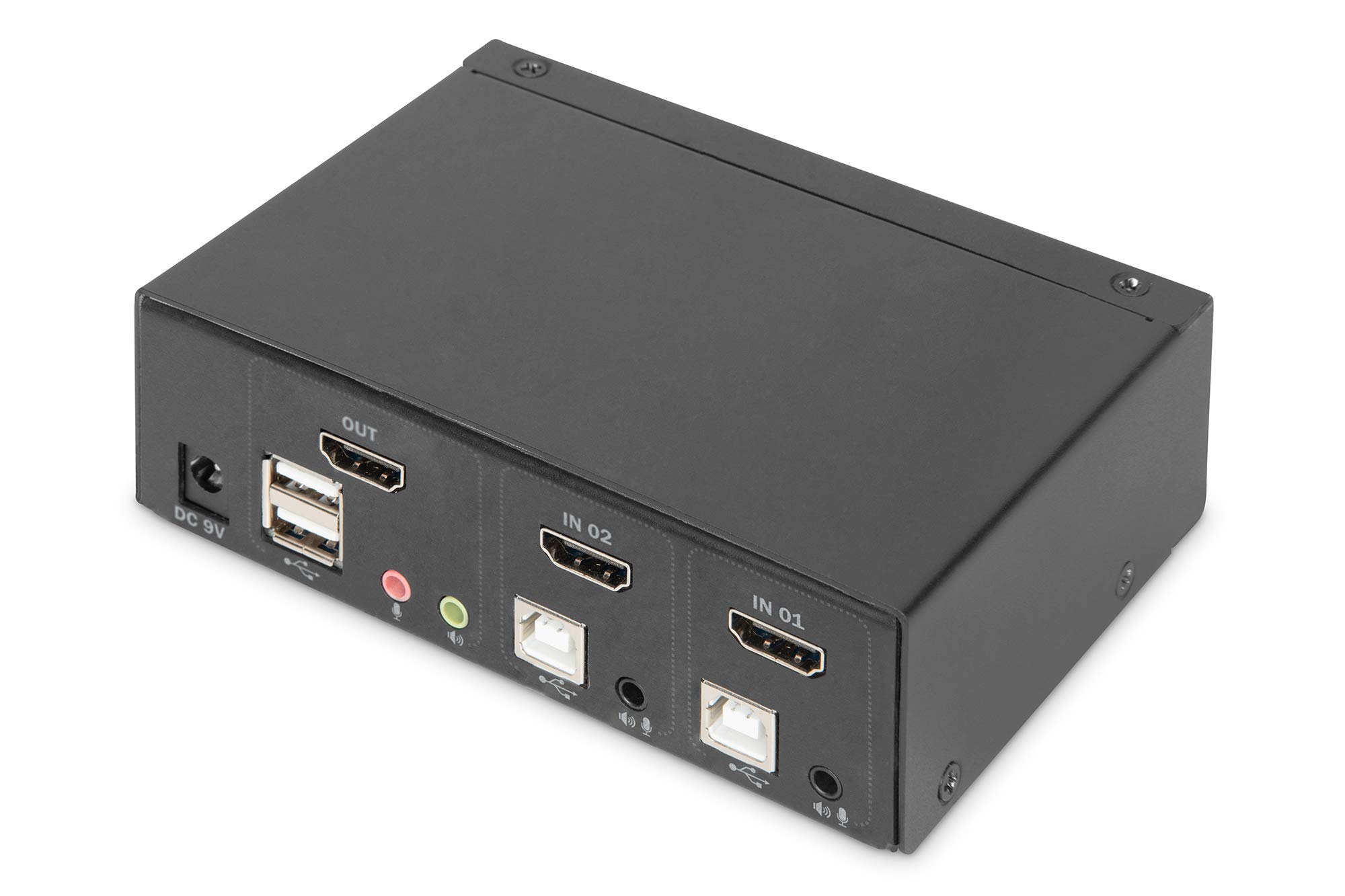 Digitus Switch Kvm, 2 Porte, Schermo Singolo 4k, Hdmi? (digitus DS-12870 - Kvm / Audio / Usb s)