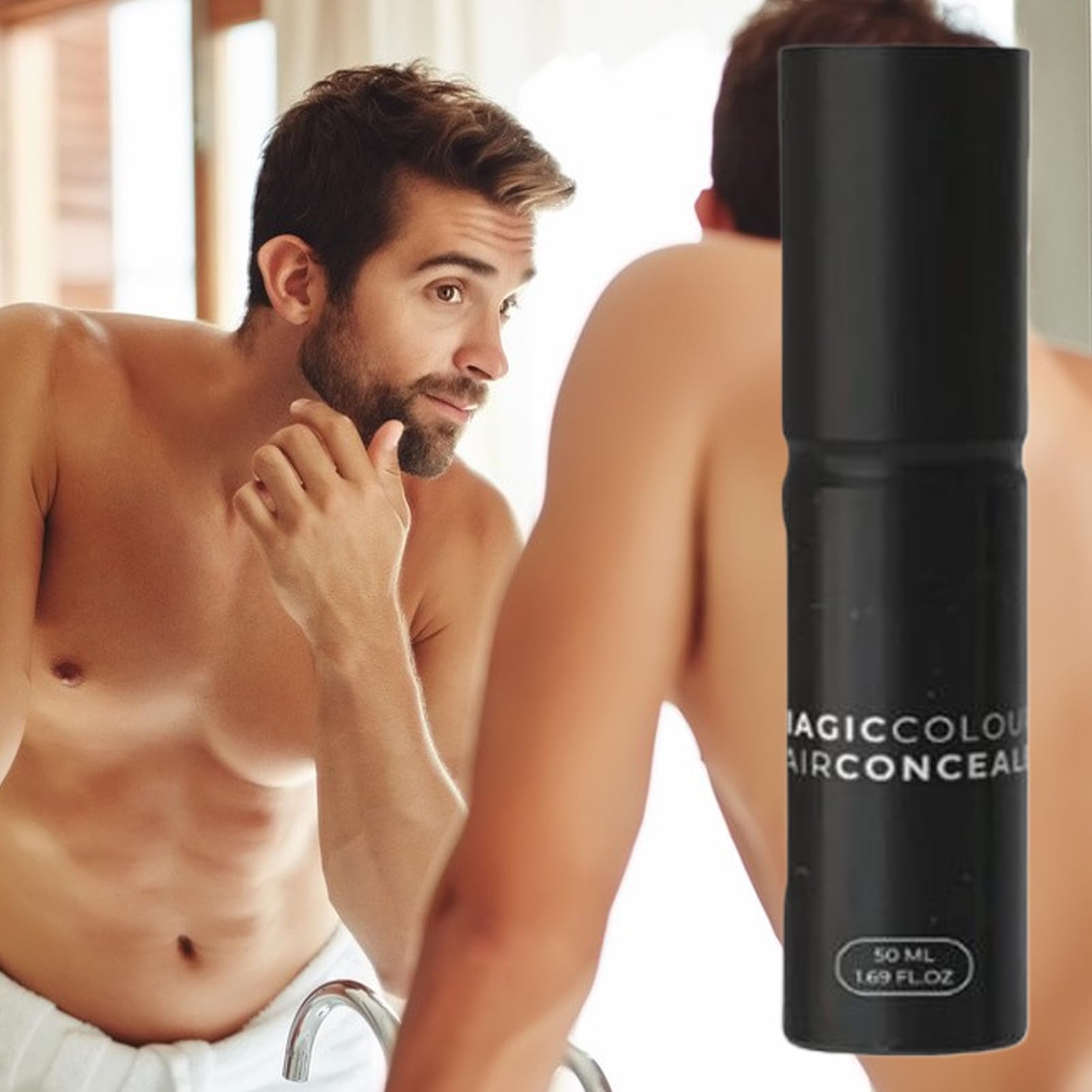 Densifiante pour cheveux fins - Crème densifiante pour couvrir les racines - Fibres naturelles pour un aspect volumeux immédiat
