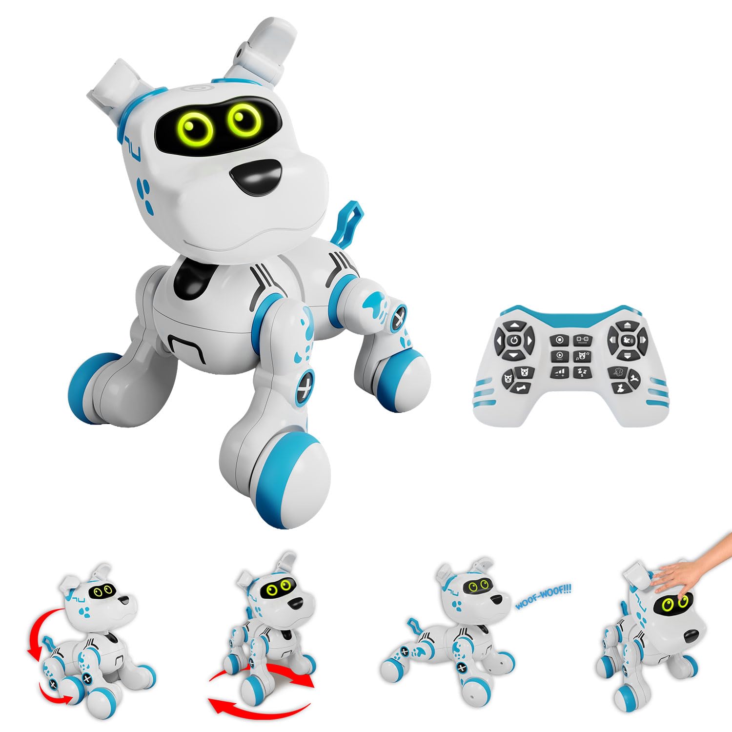 Xtrem BotsRobot Dog Bobby | Remote Control Robo Dog | Robot Toy | Toy Robots | Robots For Kids | Robodog 5+ | Interactive Robotic | 5 Year Old Gifts