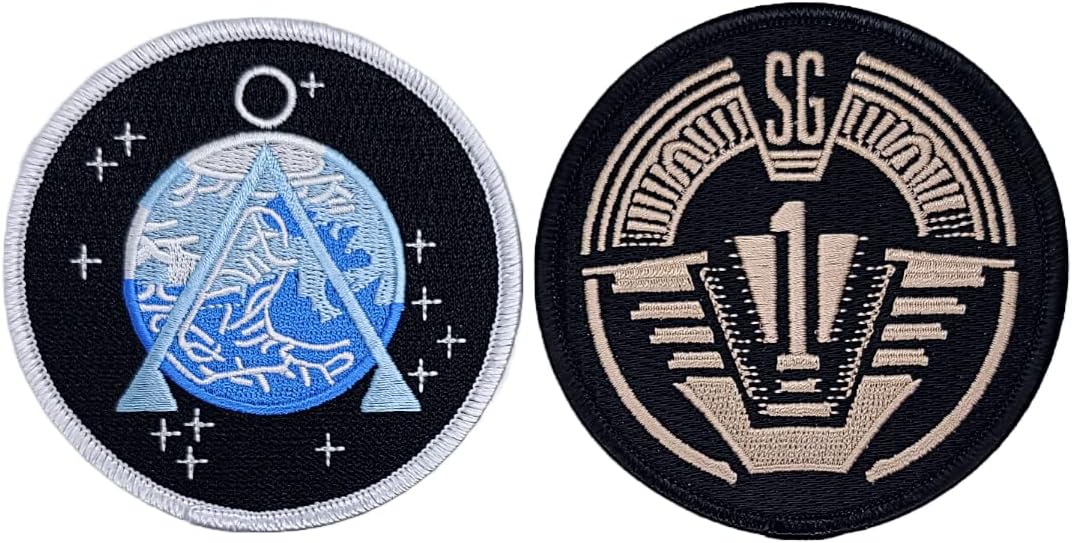 Stargate SG-1 Costume Patch (2pc 3 inch Iron on sew on)