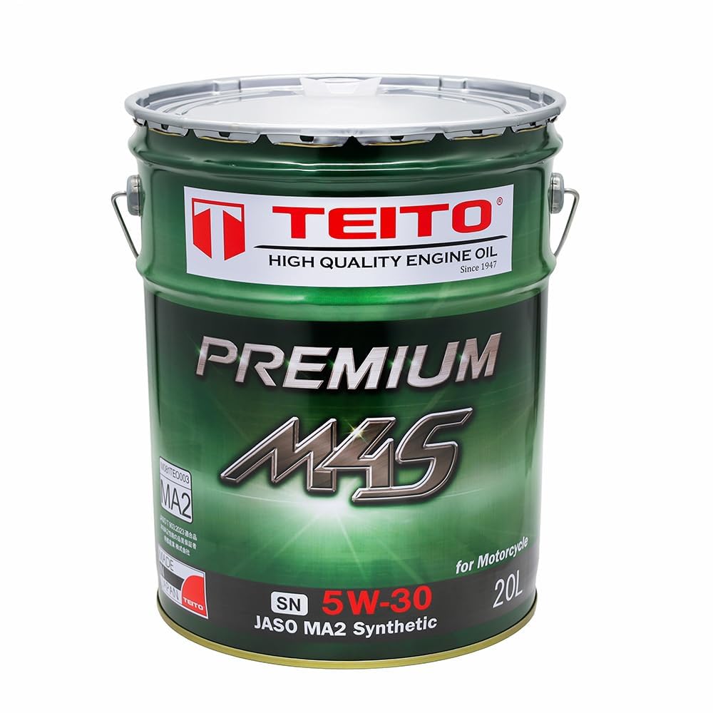 Amazon | TEITO バイク 4Tエンジンオイル TEITO PREMIUM M4S 5W-30 SN