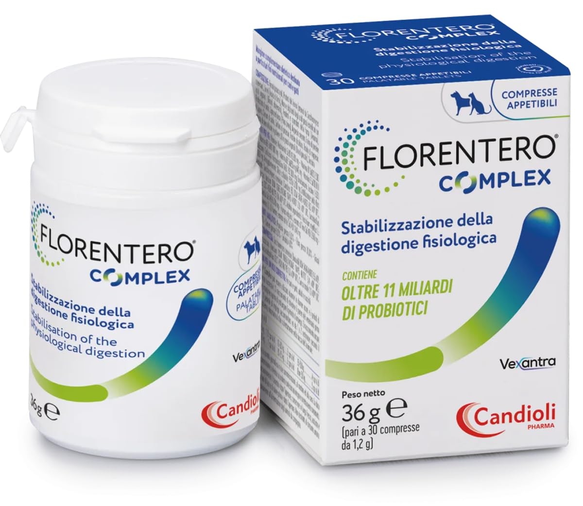 Candioli Dog&Cat Florentero Complex | Confezione da 30 Compresse | Integratore Alimentare per Cani e Gatti