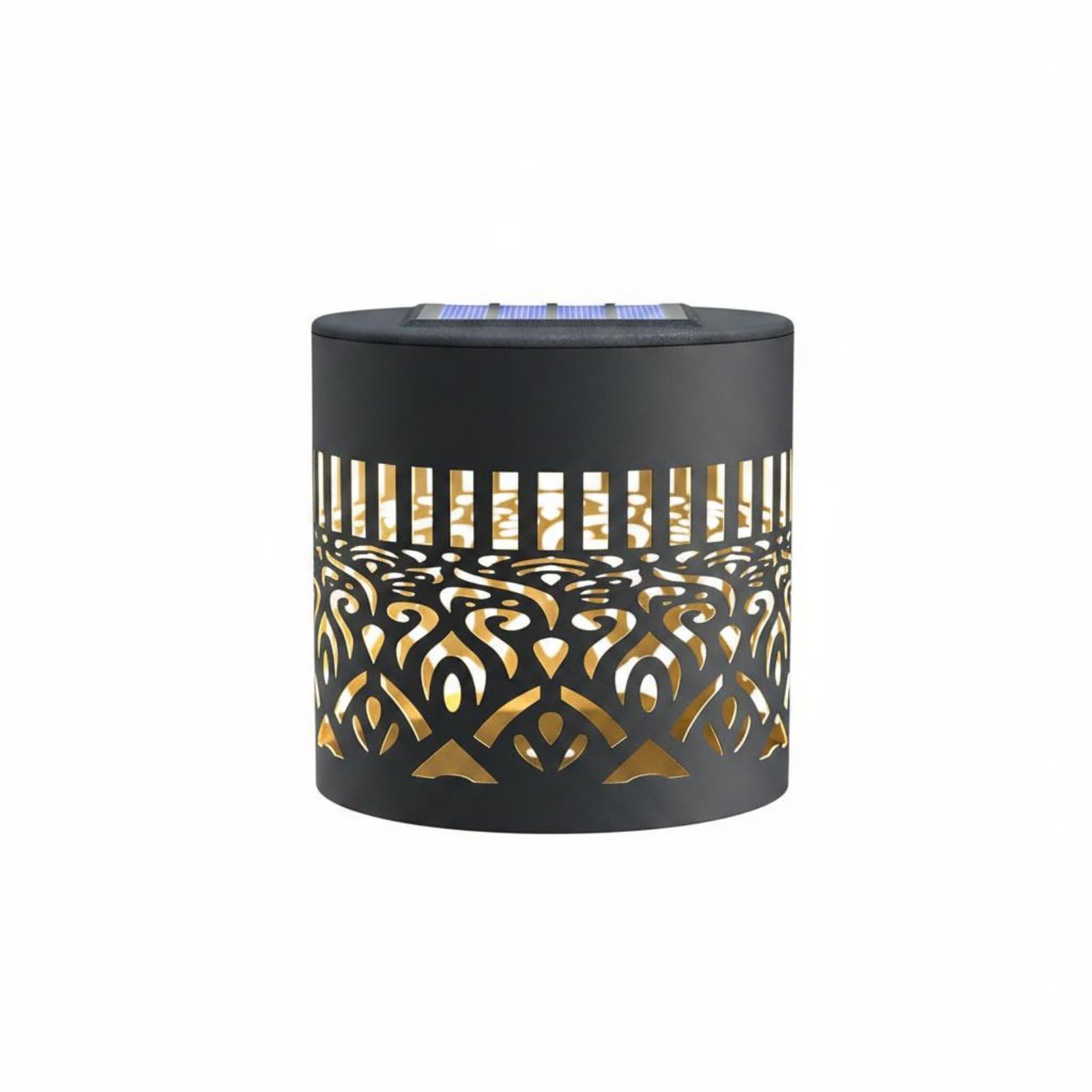 Waterproof Solar Mandala Light Metal Body Mandala Wall Lantern Energy Saving Solar Wall Lamp Automatic on at Night for Homeowners, Villa, Garden, Yard, 1 Pack, Mandala-image-6