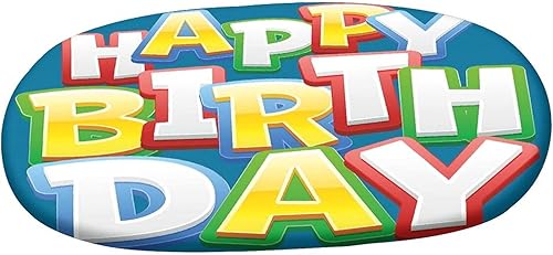 Miniatura 10 de XISUNYA Mantel ajustable ovalado para decoración de cumpleaños, de poliéster, con estampado de dibujos animados, para decoración de mesa, se adapta