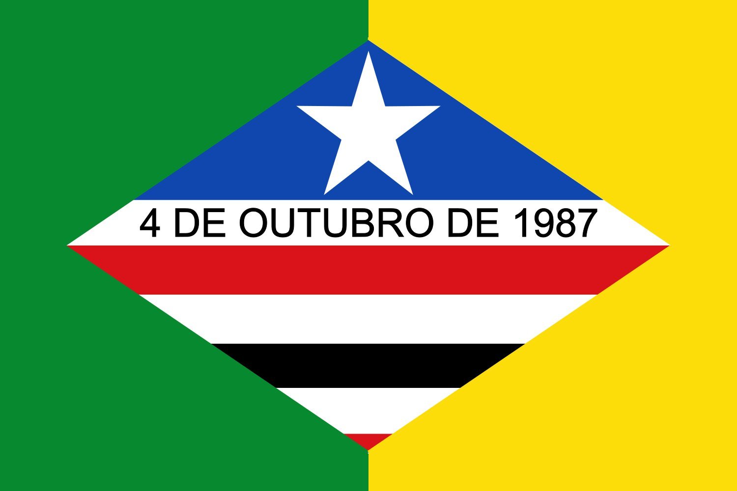 Drapeau de Zé Doca grand format officiel pour les événements municipaux et cérémonies